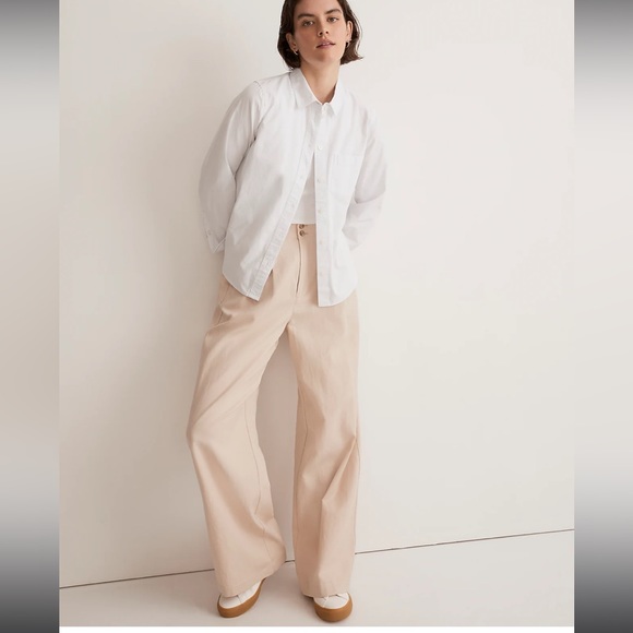 Madewell Harlow Wide-Leg Pant - Picture 2 of 9